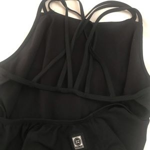 Black Jolyn Rykar Fixed-Back Onesie
